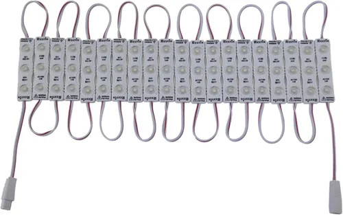 Miniatura 6 de Super Bright 100 unids 110V 2835 3 LED Module Storefront Lights Blanco 1.5W Luz decorativa impermeable para letreros de letras publicitarias