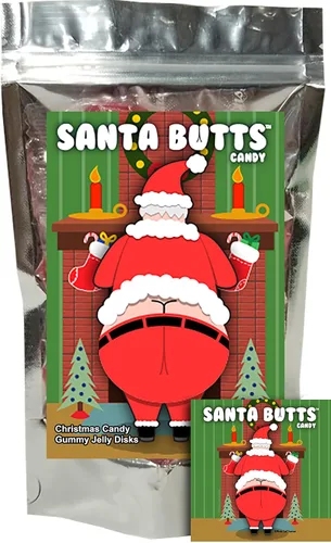 Miniatura 14 de Zombie Butts - Discos de gelatina con sabor a fruta de manzana verde, divertido y único regalo de broma de dulces de Halloween para cumpleaños