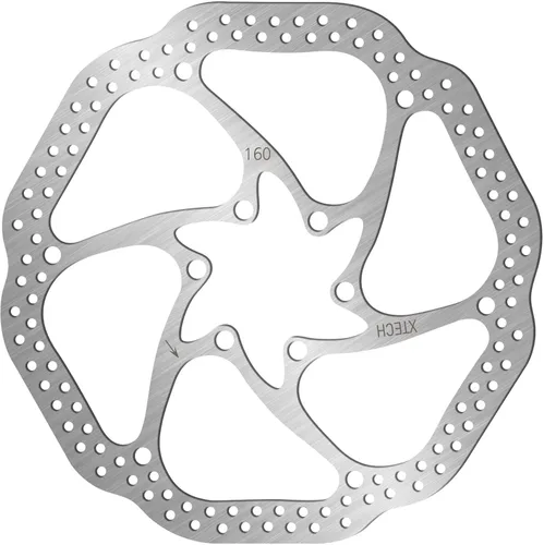 Miniatura 10 de BUCKLOS - Rotor de freno de disco MTB de 140 mm, 160 mm, 180 mm, 203 mm con 6 pernos, rotores de freno de bicicleta de acero inoxidable con Multi-c