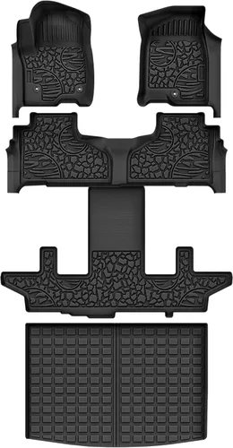 AUTOSAVER88 Alfombrillas y revestimientos de carga para Chevrolet Suburban/GMC Yukon XL de 7 plazas con asientos de cubo 2021-2025 2026,