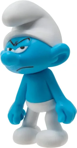 Miniatura 4 de The Smurfs Paquete de 10 figuras clásicas del 40 aniversario – Cuenta con pitufina de 2 pulgadas, gruñón, codicioso, papá pitufo, cerebro, fuerte