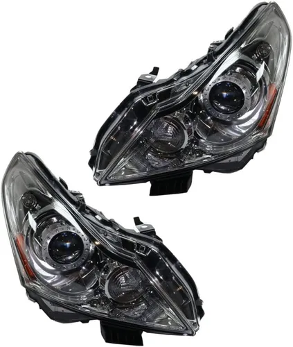 Miniatura 9 de Para Infiniti G37 2010 2011 2012 2013 lado del conductor de faros delanteros 4 puertas Modelo deportivo Reemplazo para IN2502159 26060-1NM1D