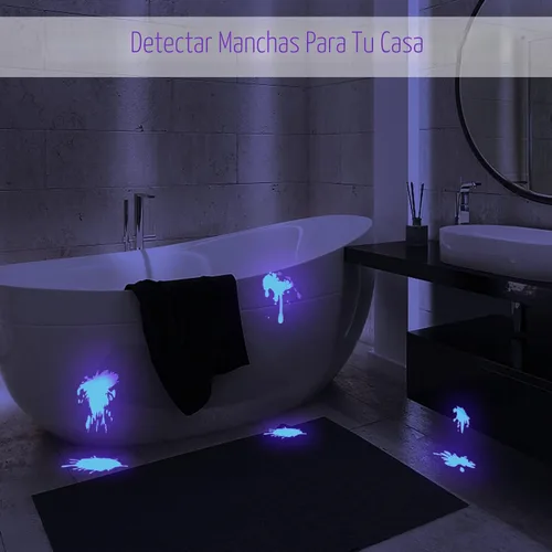 Miniatura 6 de MOWETOO Linterna UV, linterna de luz negra portátil, linterna LED con combinación de luz blanca y ultravioleta, detector de orina de mascotas de luz