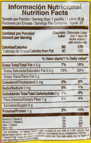 Miniatura 4 de Luker Chocolate (Amargo), 8.8 onzas
