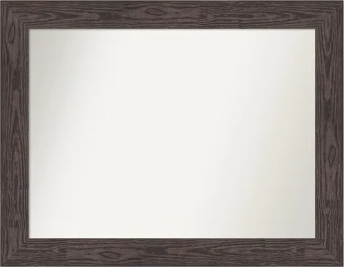 Miniatura 538 de Amanti Art Espejo personalizado, espejo de baño negro puente, espejo de pared o espejo de tocador de baño sobre el fregadero (26 x 26 pulgadas)