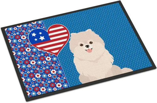Miniatura 139 de Caroline's Treasures WDK5119JMAT Airedale Terrier USA - Tapete para interiores o exteriores, 24 x 36 pulgadas, tapete para puerta delantera