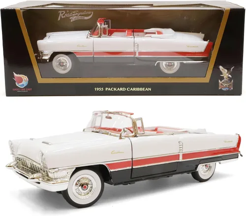 Miniatura 25 de 1948 Tucker Torpedo Escala 1/18 Modelo de Metal Fundido a Presión Premium Colección Clásica Vintage de Aleación de Coches con Vitrina, para Hombres
