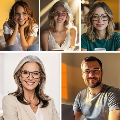 Miniatura 3 de Reading Glasses for Women Men, Eyeglasses, Blue Light Readers for Men Women