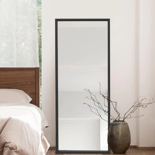 Miniatura 7 de NeuType Espejo de Cuerpo Entero, 59"x16" Espejo de Cuerpo Entero con Soporte Espejo de Pie de Cuerpo Entero Espejo de Pie Espejo para Montar