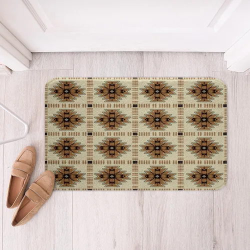 Miniatura 13 de Feelyou Aztec Bathroom Rugs Aztec Southwestern Printed Bath Mats for Bathroom Bohemian Bath Rugs for Shower Tub Cowboy Cowgirl Bathroom Accossories
