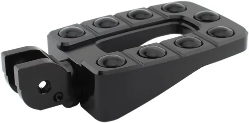 Miniatura 5 de Par de reposapiés de bicicleta deportiva antideslizante para Ducati Scrambler 800 400 1100 2013-2023, pedal de reposapiés delantero y trasero (negro)