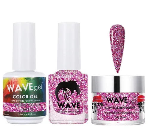 Miniatura 213 de WAVEGEL - Juego de gel de remojo, laca de uñas y polvo acrílico a juego - Colección Simplicity - #P109 Blizzard
