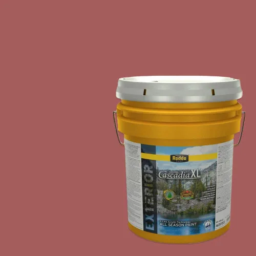 Miniatura 110 de Rodda Paint CASCADIA XL - Pintura e imprimación satinada para exteriores en uno, cuarto de galón, blanco abstracto