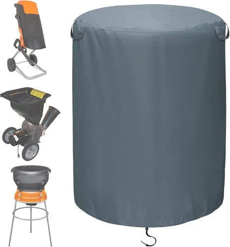 Miniatura 8 de Cubierta para trituradora de madera, cubierta eléctrica impermeable para trituradora de hojas, trituradora de jardín, 33 x 45 pulgadas, color negro
