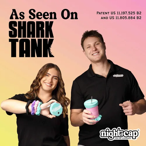 Miniatura 4 de Nightcap Coletero Cubrevasos - El Coletero Reutilizable para Prevención de Adulteración de Bebidas Como se Vio en Shark Tank Negro