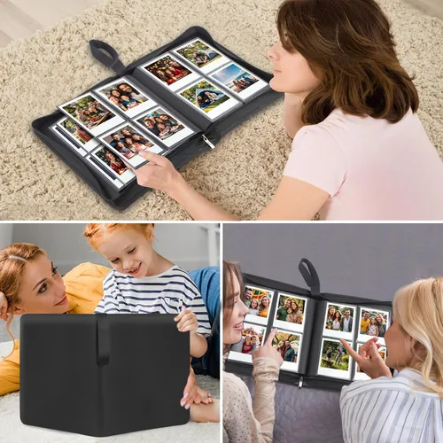 Miniatura 7 de Álbum de fotos con 256 bolsillos para cámara Fujifilm Instax Wide 300, para álbum de fotos Polaroid 600, álbums para Polaroid Now+ Now OneStep2