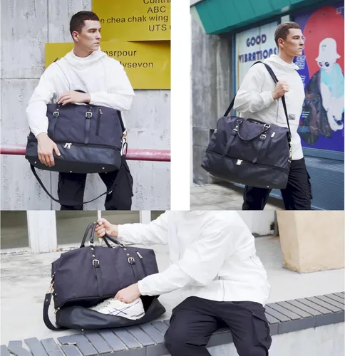 Miniatura 5 de Weekender Overnight - Bolsa de viaje de gran tamaño para hombres y mujeres