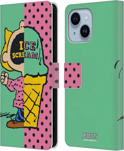 Miniatura 239 de Head Case Designs Funda de piel con licencia oficial de Peanuts Snoopy & Woodstock Balloon Halfs and Laughs para Apple iPhone 7/8/SE 2020 y 2022