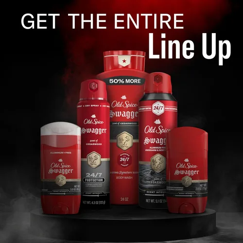 Miniatura 8 de Old Spice Desodorante clásico para hombres, protección contra el sudor y el olor las 24 horas, frescura de larga duración, fragancia limpia