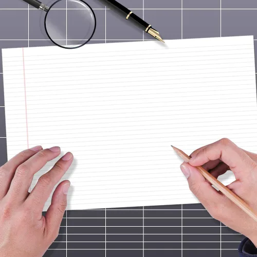 Miniatura 4 de Yaridar 17" x 11" Legal Pads, 25 Sheets/50 Pages Per Legal Note Pads, Line Notepads, 100Gsm White Line Paper