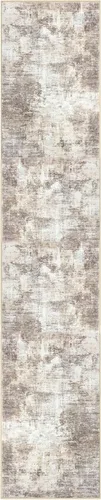 Miniatura 1214 de IOHOUZE Alfombra abstracta lavable de 3 x 12 pies para pasillos, antideslizante para cocina, camino de entrada de lana sintética para interiores