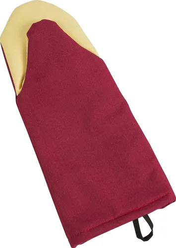 Miniatura 10 de San Jamar KT0215 Kool-Tek Manopla de protección para horno para temperatura convencional Nomex, 15" de longitud, rojo