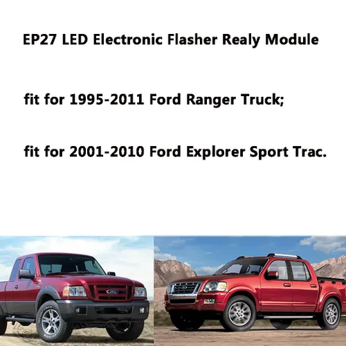 Miniatura 5 de Relé intermitente LED EP27 de 5 pines compatible con Ford F150 1997-2008 1997-2010 Super Duty F250-F550 Ranger 1995-2011 Señal de giro