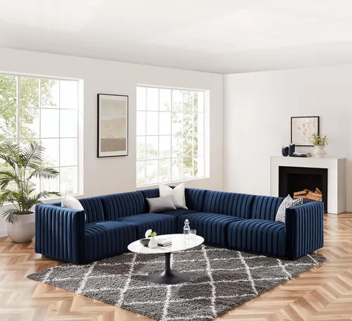 Miniatura 60 de Modway Conjure Seccional, Oro Negro
