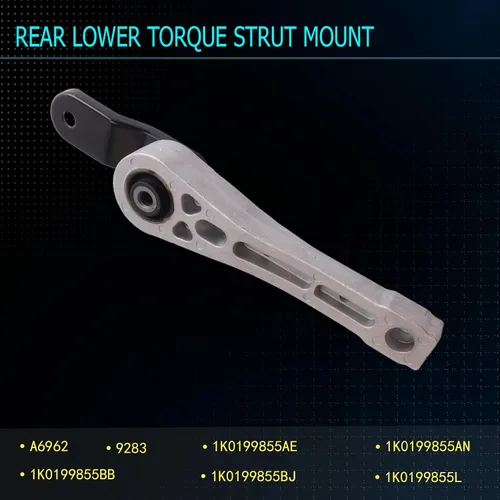 Miniatura 7 de Juego de 5 soportes de motor y montaje de transmisión compatibles con A3 2006-2013, EOS 2007-2016, GTI 2006-2014, Jetta 2006-2008, repuesto Jetta