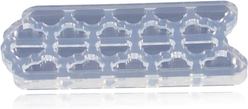 Miniatura 3 de Angel Wings Mini moldes de silicona con forma de nube para aretes de resina UV para aretes de bricolaje, aretes de oreja, colgantes, manualidades