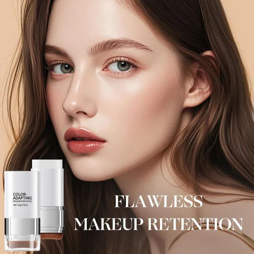 Miniatura 7 de Barra de base que cambia de color, doble extremo con cepillo desmontable, maquillaje húmedo e hidratante para un aspecto impecable, combinación