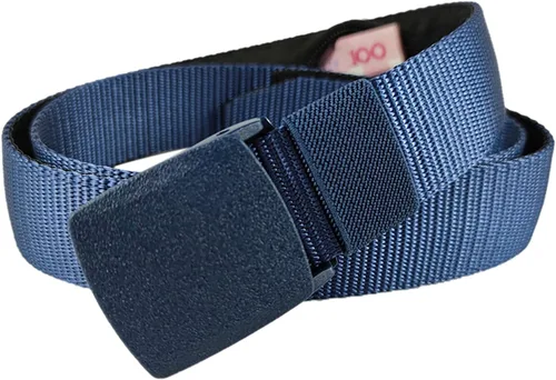 Miniatura 12 de AIBEARTY Cinturón de lona con hebilla ajustable, cintura larga para mujeres, hombres, adolescentes