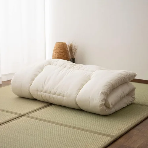 EMOOR Colchón de futón japonés que ahorra espacio, compacto, tamaño individual, fabricado en Japón, colchón plegable para dormir, tapete de tatami