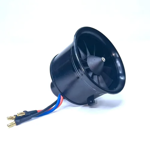 Miniatura 8 de EDF - Carcasa de 2.520 in con ventilador 11 aspas sin motor, ventilador eléctrico sin motor para EDF 3S 4S, hélice de motor a reacción RC Hobby