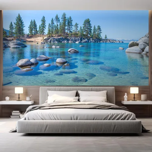 Miniatura 126 de wall26 - Mural de pared de arena cuadrado con rocas - Papel pintado grande autoadhesivo removible - 100x144 pulgadas Rock-1097-M01