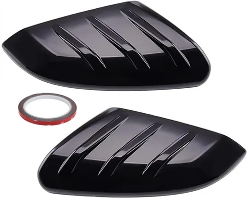 Miniatura 5 de 2 fundas para espejo lateral de puerta compatibles con Honda Civic 2016-2021 10ª generación Sedan Coupé Hatchback estilo extendido carcasa de espejo