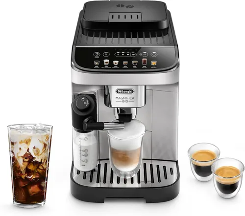 Miniatura 5 de De'Longhi Magnifica Start - Máquina automática de café expreso con espumador de leche automático y molinillo integrado, 5 recetas de un solo toque