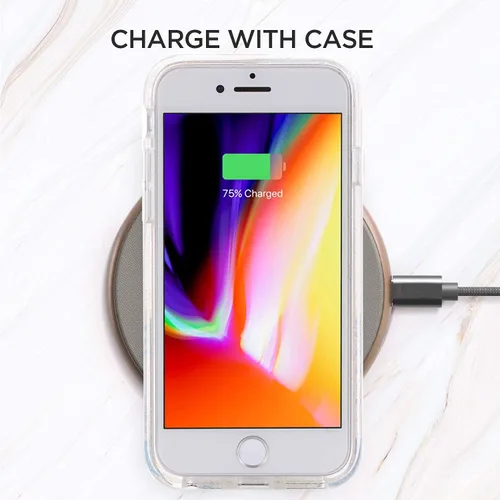 Miniatura 7 de CARLOCA Compatible con funda para iPhone SE 2020, funda para iPhone 8 para niñas, diseño transparente con patrón de lucha de béisbol de niños