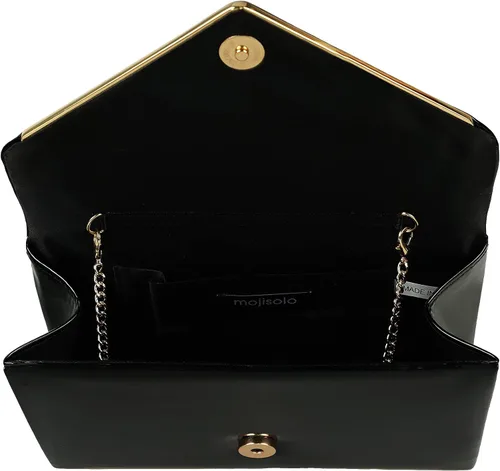 Miniatura 7 de MOJISOLO Bolsos de mano de noche para mujer, para cóctel, graduación, boda, fiesta, charol, elegante bolso plegable