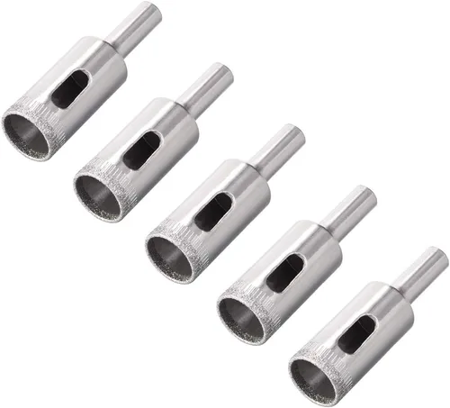 Miniatura 8 de uxcell Brocas de diamante de 0.157 in, sierras de agujero para azulejos de vidrio, porcelana, mármol, botellas de cerámica, ollas de ladrillo
