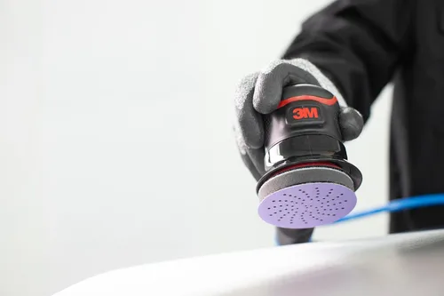Miniatura 6 de 3M Cubitron II Hookit - Disco abrasivo de lijado limpio 31361, 3 pulgadas, grado 80+, paquete de 50 discos, prácticamente libre de polvo, alto