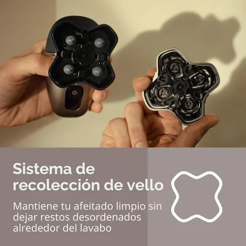 Miniatura 7 de Philips Norelco Head Shaver Pro 9000 Series - Afeitadora de calavera para hombres y mujeres, cabezal flexible de 360° y cuchillas ComfortCut para un