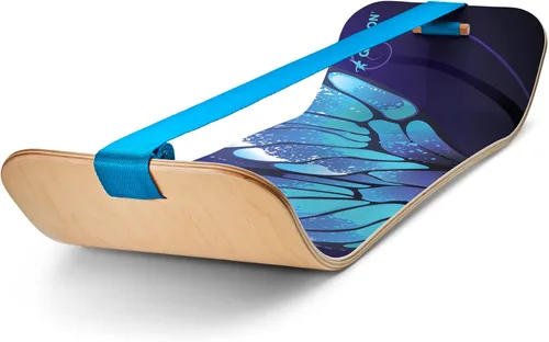 GIBBON SlackBoard - GiBoard Balance Board - Gift for Kids & Adults - 1 & 2 Line Options - Slackline Balance Trainer for Core Workouts, Standing Desk