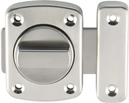 Miniatura 10 de Alise MS220B-2P - 2 pestillos de puerta deslizante, tamaño mediano, seguridad de doble cara, rotación, herrajes para caja de almacenamiento, Negro
