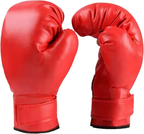 Miniatura 9 de 1 par de guantes de entrenamiento de boxeo: guantes de perforación de superficie de poliuretano para principiantes, guantes de entrenamiento