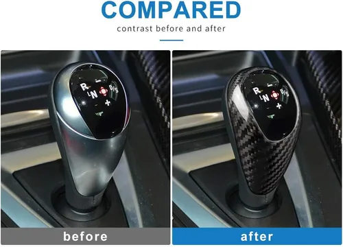 Miniatura 4 de AIRSPEED Cubierta interior de la perilla de la palanca de cambios para BMW M2 F87 M3 F80 M4 F82 M5 F83 F10 F12 F13 X5M F85 X6M F86 accesorios, fibra