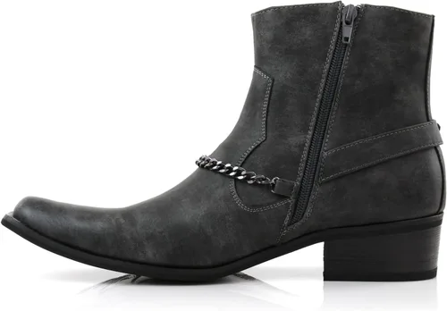Miniatura 4 de Ferro Aldo Alejandro MFA606326 - Botas de vestir para hombre, de espuma viscoelástica, estilo casual, con hebilla alta y hebilla