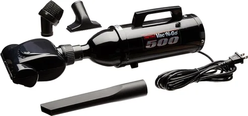 MetroVac VM4B500T VAC'N'GO - Aspiradora de mano de alto rendimiento, potente aspiradora y plumero de aire para el hogar y el automóvil, suministros