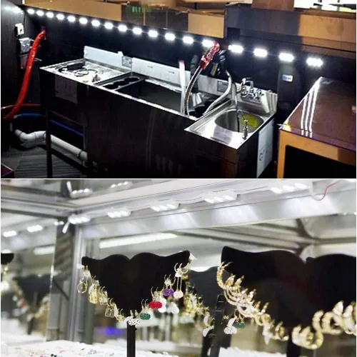 Miniatura 7 de Módulo LED, luces de repuesto para inflables, blancas, 10 piezas, 5 pies, 5730 SMD, 150 lúmenes por módulo LED, luz impermeable IP65 para cartel