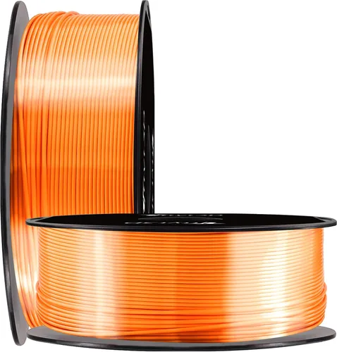 Miniatura 8 de Paquete de filamento PLA para impresión 3D 5 en 1: verde que brilla en la oscuridad, azul, púrpura y arco iris, multicolor, 0.55 libras por carrete
